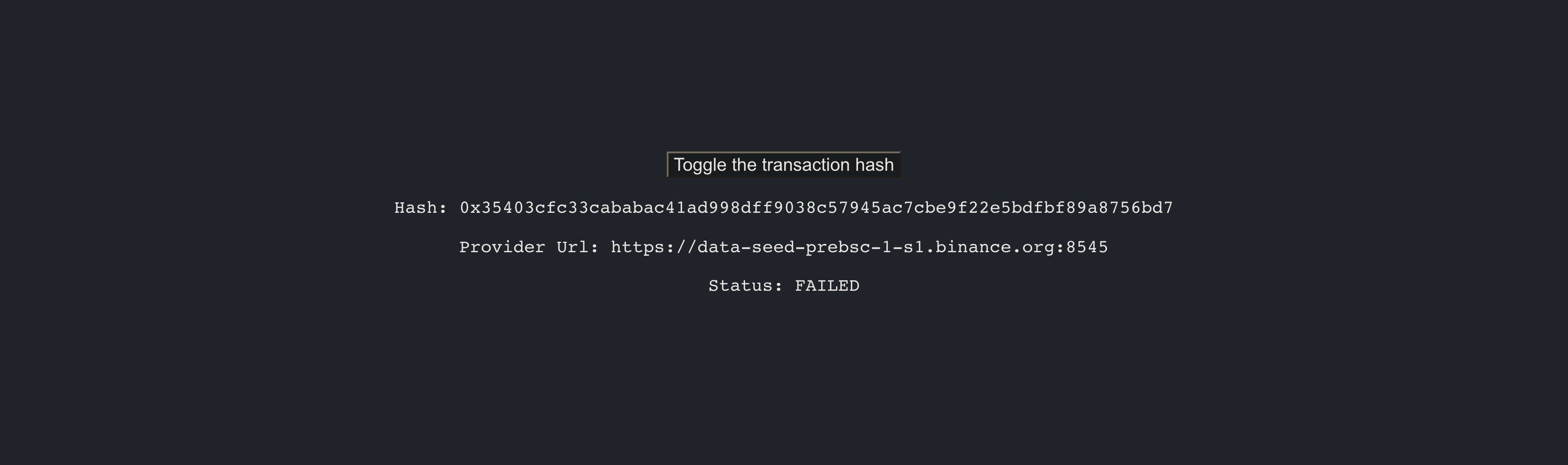 React Hook - Use wait for transaction hash